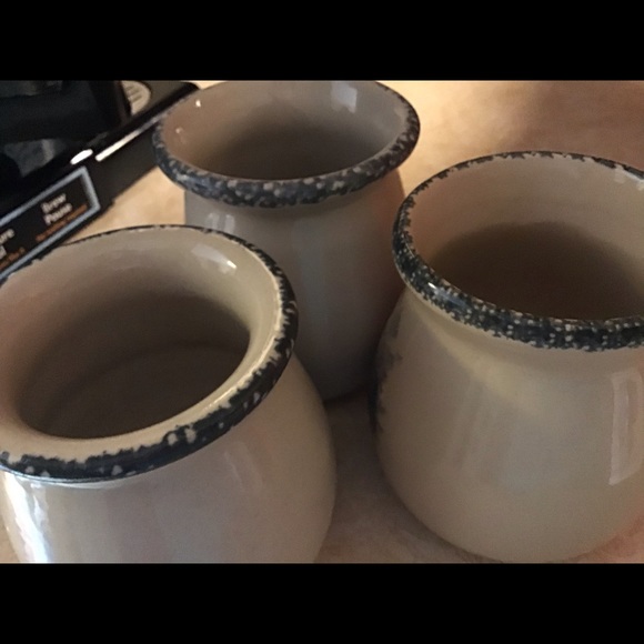 HOME & GARDEN PARTY  pottery containers w/Roosters - Picture 10 of 13